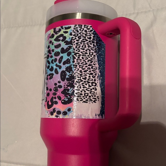 Stanley Vibrant Pink Travel Mug - Picture 5 of 5